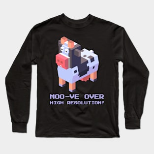 Moo-ve Over, High Resolution Tee for Kids Long Sleeve T-Shirt